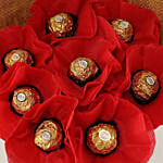 Jute Wrapped Ferrero Rocher Bouquet