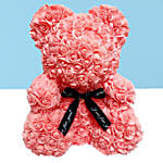 Artificial Pink Roses Teddy