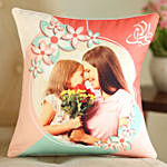 Personalised Floral Cushion For Mom
