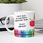 Best Ever Teacher White Mug