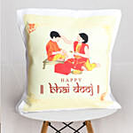 Bhai Dooj Printed Cushion