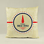 Printed Bhai Dooj Celebration Cushion