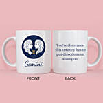 White Mug For Gemini