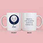 White Mug For Leo
