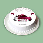 National Day Theme Red Velvet Cake