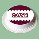 Qatar National Day Red Velvet Cake