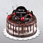 Black Forest Christmas Cake Half Kg