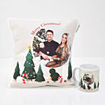 Christmas Tree Personalised Cushion n Mug