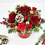 Christmas Red Florals