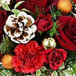 Christmas Red Florals