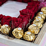 Pinks in Wooden Tray