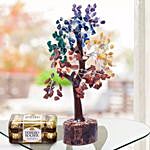 5 Chakra Wish Tree with Ferrero Rocher