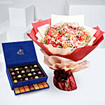 Magnificence Of Roses With Royal Godiva Box