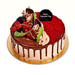 Choco Velvet Valentine Cake Half Kg