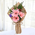 Pink Gerberas Chicky Bunch