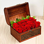 Red Roses Arrangement in a Box