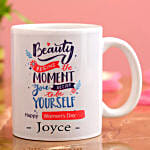 Happy Womens Day Personalised White Mug