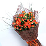 Oranage Spray Roses Bouquet