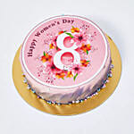 Tulips and Womens Day Cake