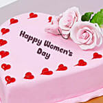 Womens Day Cushion Mug n Cake Combo