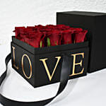 Roses And Love Box