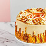 Pretzel Twist Caramel Cake