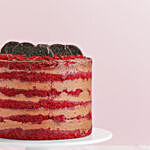 Double Height Red Velvet Oreo Crunch Cake