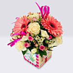 Its A Girl Mix Flowers Vase