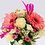 Its A Girl Mix Flowers Vase