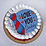 Love You Daddy Red Velvet Cake