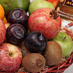 Fruits With Chocolate & Nuts Gift Basket