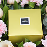Lovely Flowers & Patchi Chocolates Bouquet