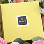 Mixed Flowers & Patchi Chocolates Golden Cage