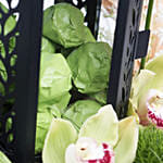 Mixed Flowers With Lantern & Chocolates