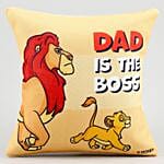 Dad is the Boss Cuhsion & Mug For Father's day