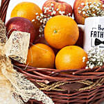 Fruit & Chocolates With Mug For Father's Day