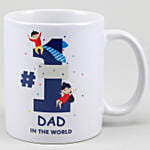 No 1 Dad White Mug