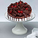 Dripping Red Cherries Black Forest Cake 1 Kg