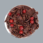 Dripping Red Cherries Black Forest Cake 1.5 Kg