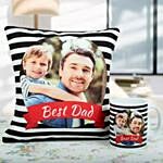 Best Dad Cushion And Mug Combo