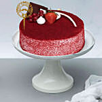 Red Velvet Cake With Happy Fathers Day Topper Half Kg
