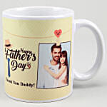 Personalised Father's Day White Mug