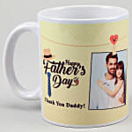 Personalised Father's Day White Mug