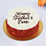 Fathers Day Special Red Velvet Cream Cake 1.5 Kg