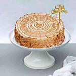 Butterscotch Cake With Eid Mubarak Topper 1 Kg