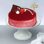 Red Velvet Cake With Eid Topper Half Kg