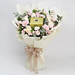 Lovely Flowers & Patchi Chocolates Bouquet