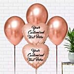 Customized Text Balloons Set