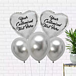 Customized Silver Balloons