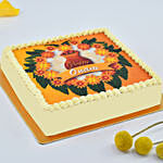 Happy Onam 8 Portion Print Cake